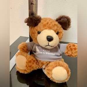 Camp Ton-A-Wandah Brown and Cream Teddy Bear